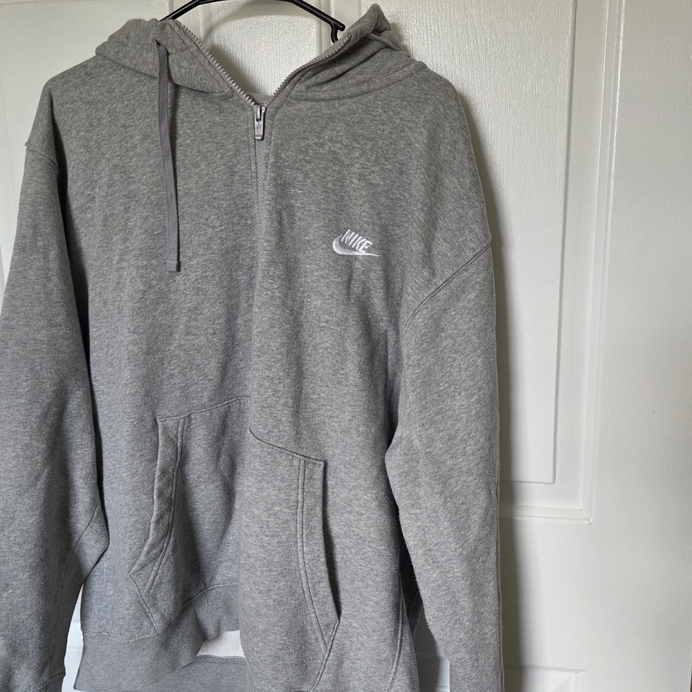 Nike Gray Zip Hoodie Jacket